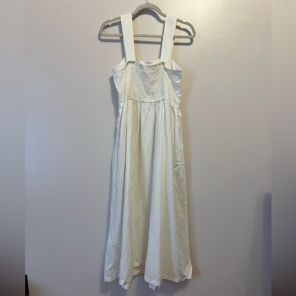 Uniqlo Women's White Midi Dress - Picture 5 of 8